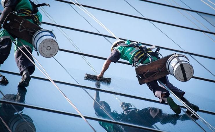high rise cleaning